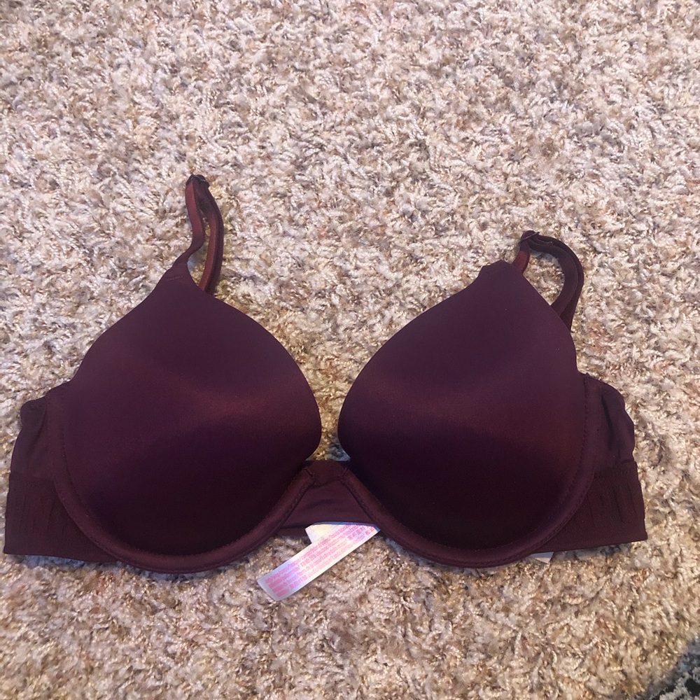 PINK maroon bra